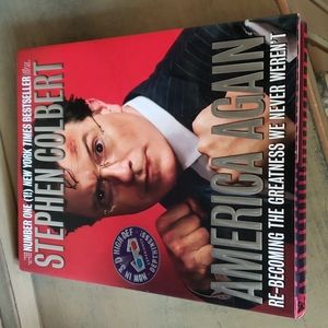 Stephen Colbert book - #1 NY times seller,  America Again